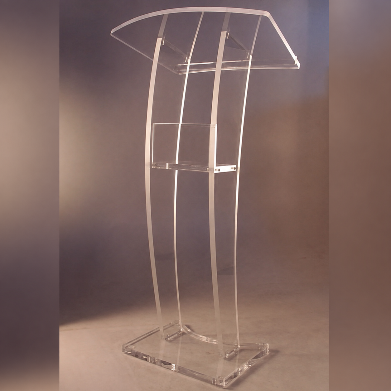 Curved Acrylic Podium