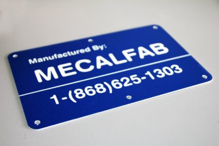 Manufacturer Nameplate — Sample Project