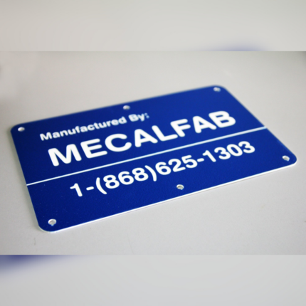 Mecalfab Nameplate