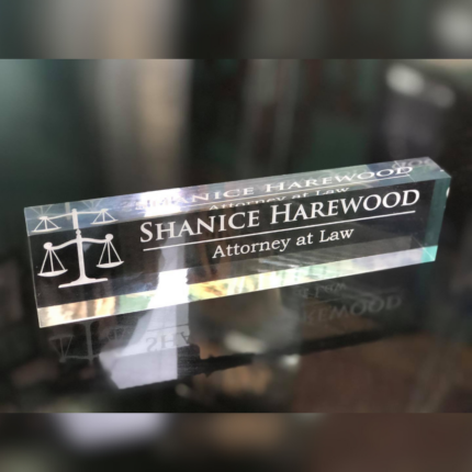 Acrylic Name Block