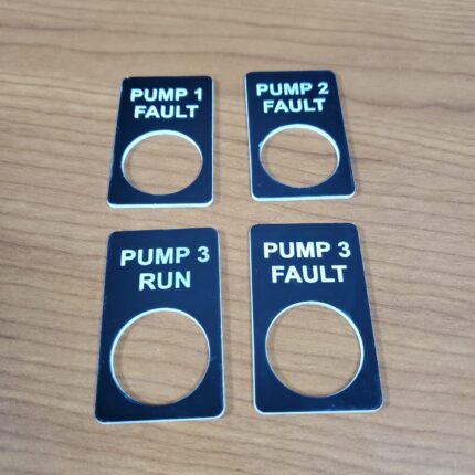 Traffolyte Pump Labels