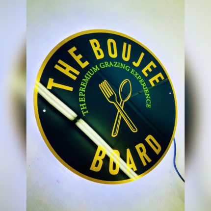 The Boujee Board (20" UV Printed Acrylic Lit Sign)